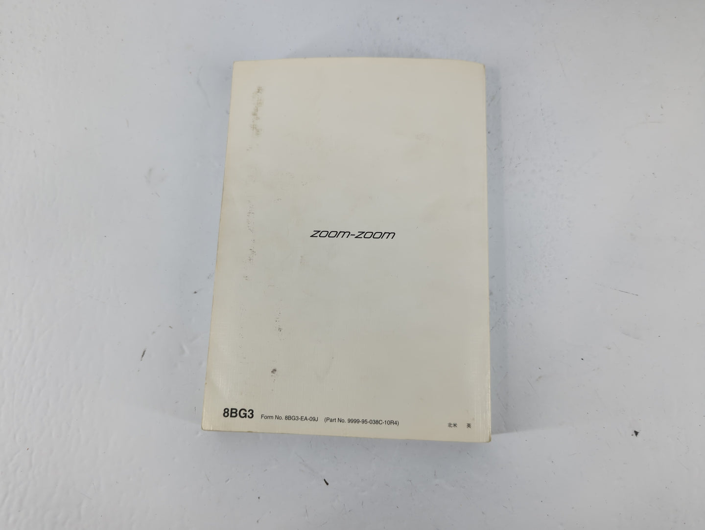 2010 Mazda 3 Owners Manual Book Guide P/N:8BG3-EA-09J OEM Used Auto Parts - Oemusedautoparts1.com