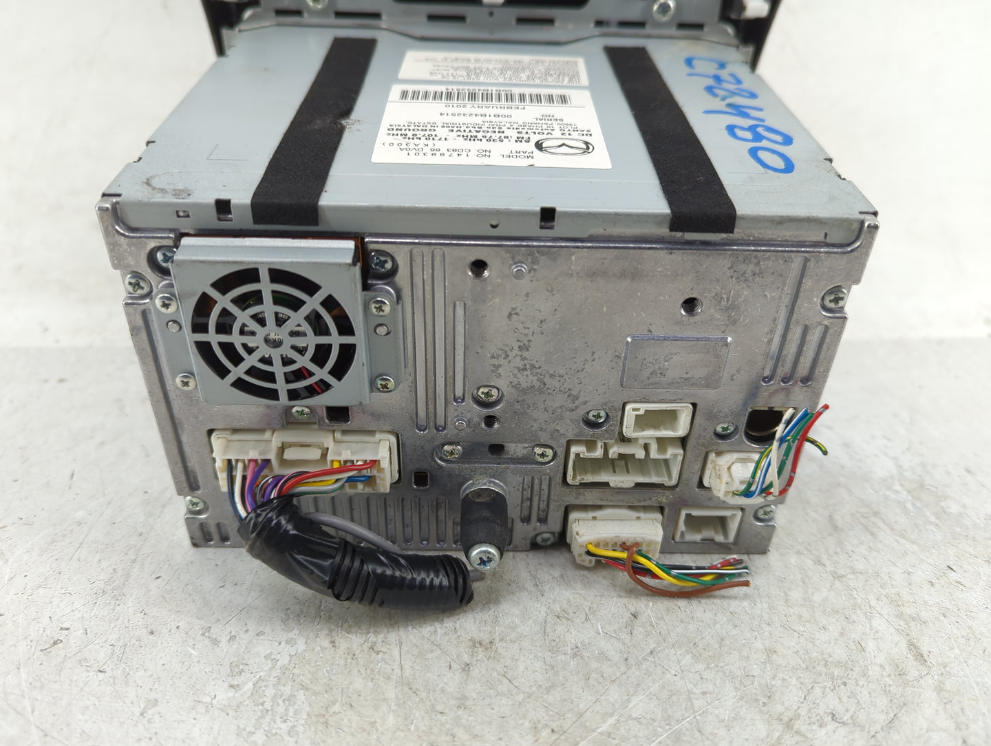 2009-2010 Mazda 5 Radio AM FM Cd Player Receiver Replacement P/N:CD83 66 DV0A 14799301 Fits Fits 2009 2010 OEM Used Auto Par