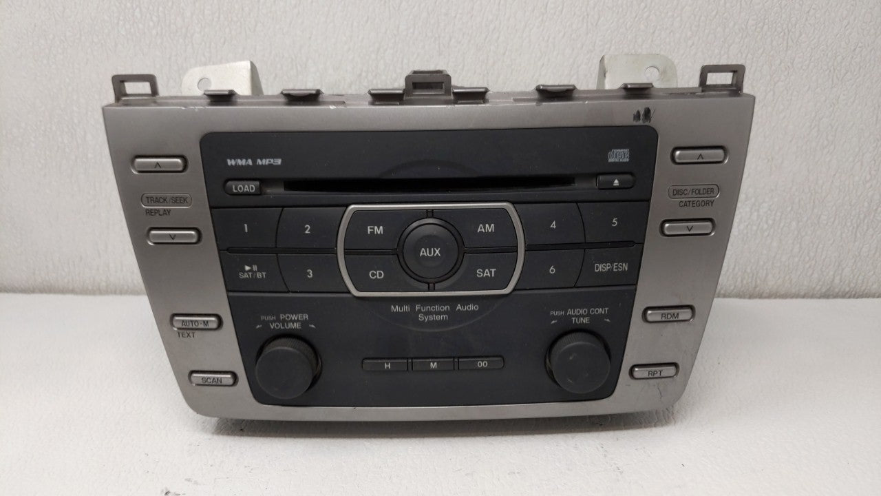 2009-2010 Mazda 6 Radio AM FM Cd Player Receiver Replacement P/N:GS3L669R0D Fits Fits 2009 2010 OEM Used Auto Parts - Oemuse