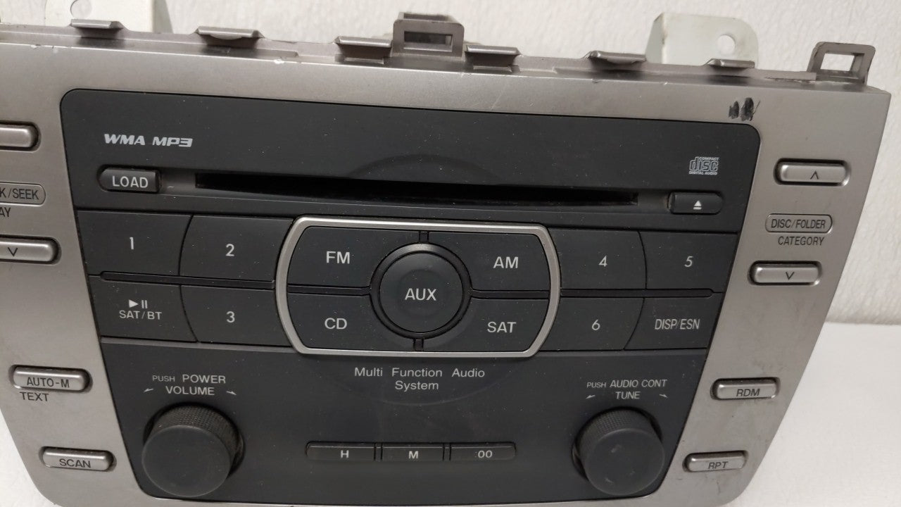 2009-2010 Mazda 6 Radio AM FM Cd Player Receiver Replacement P/N:GS3L669R0D Fits Fits 2009 2010 OEM Used Auto Parts - Oemuse