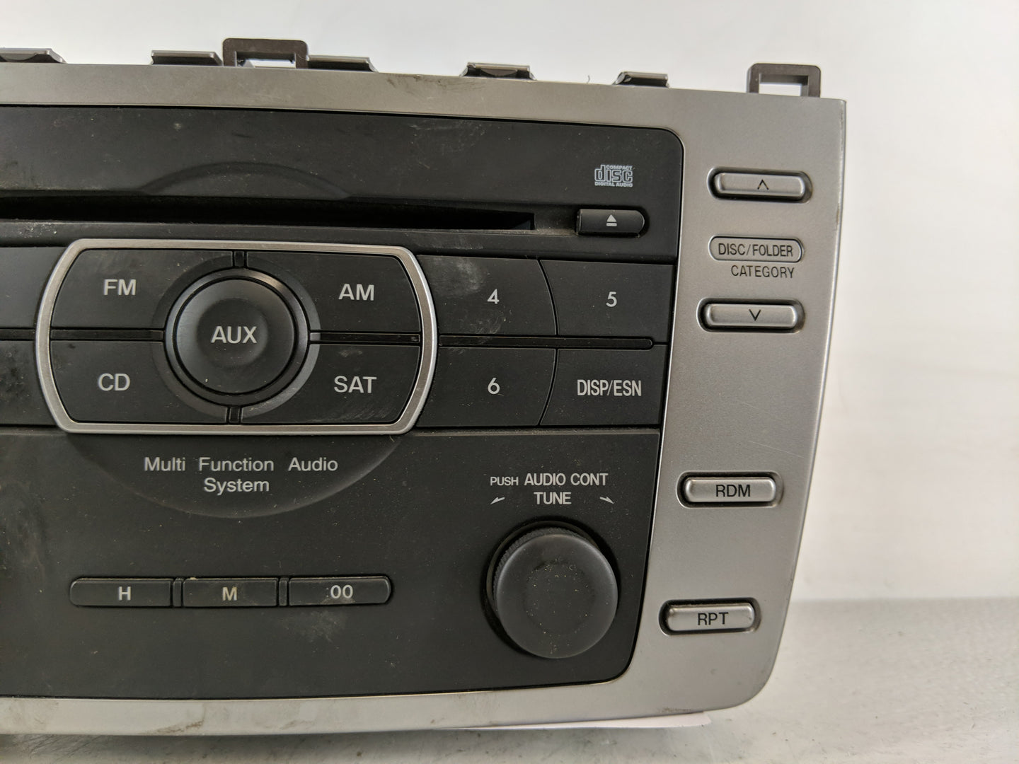 2009-2010 Mazda 6 Radio AM FM Cd Player Receiver Replacement P/N:GS3L669R0D Fits Fits 2009 2010 OEM Used Auto Parts - Oemuse