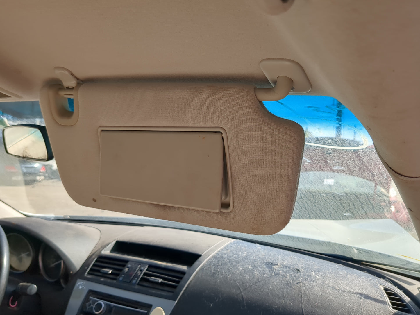 2009-2013 Mazda 6 Sun Visor Shade Replacement Passenger Right Mirror Fits Fits 2009 2010 2011 2012 2013 OEM Used Auto Parts 
