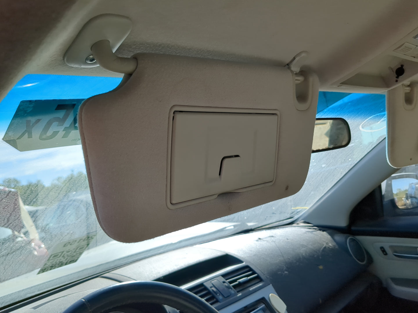 2009-2013 Mazda 6 Sun Visor Shade Replacement Driver Left Mirror Fits Fits 2009 2010 2011 2012 2013 OEM Used Auto Parts - Oe