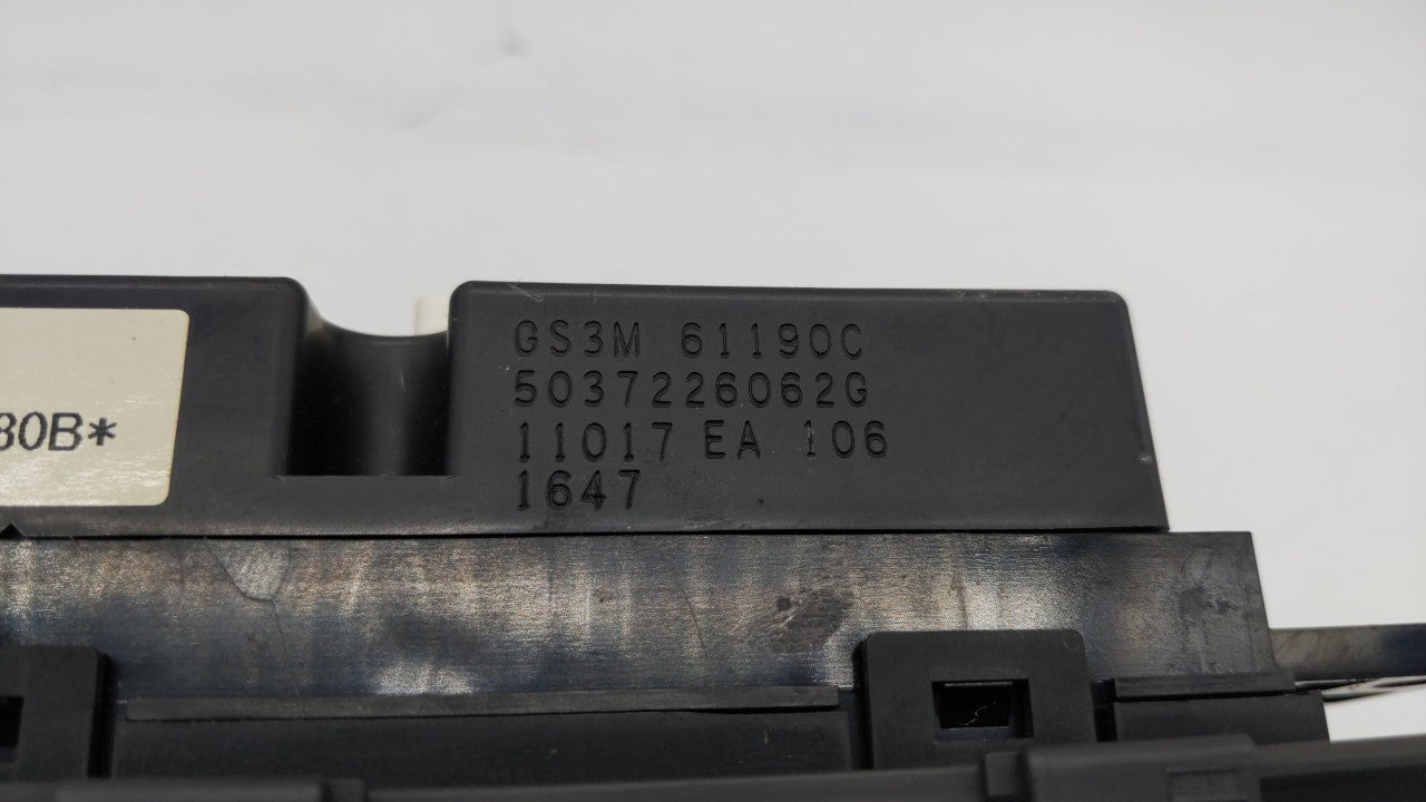 2009-2013 Mazda 6 Climate Control Module Temperature AC/Heater Replacement P/N:GS3M 61190B GS3M 61190C Fits OEM Used Auto Pa