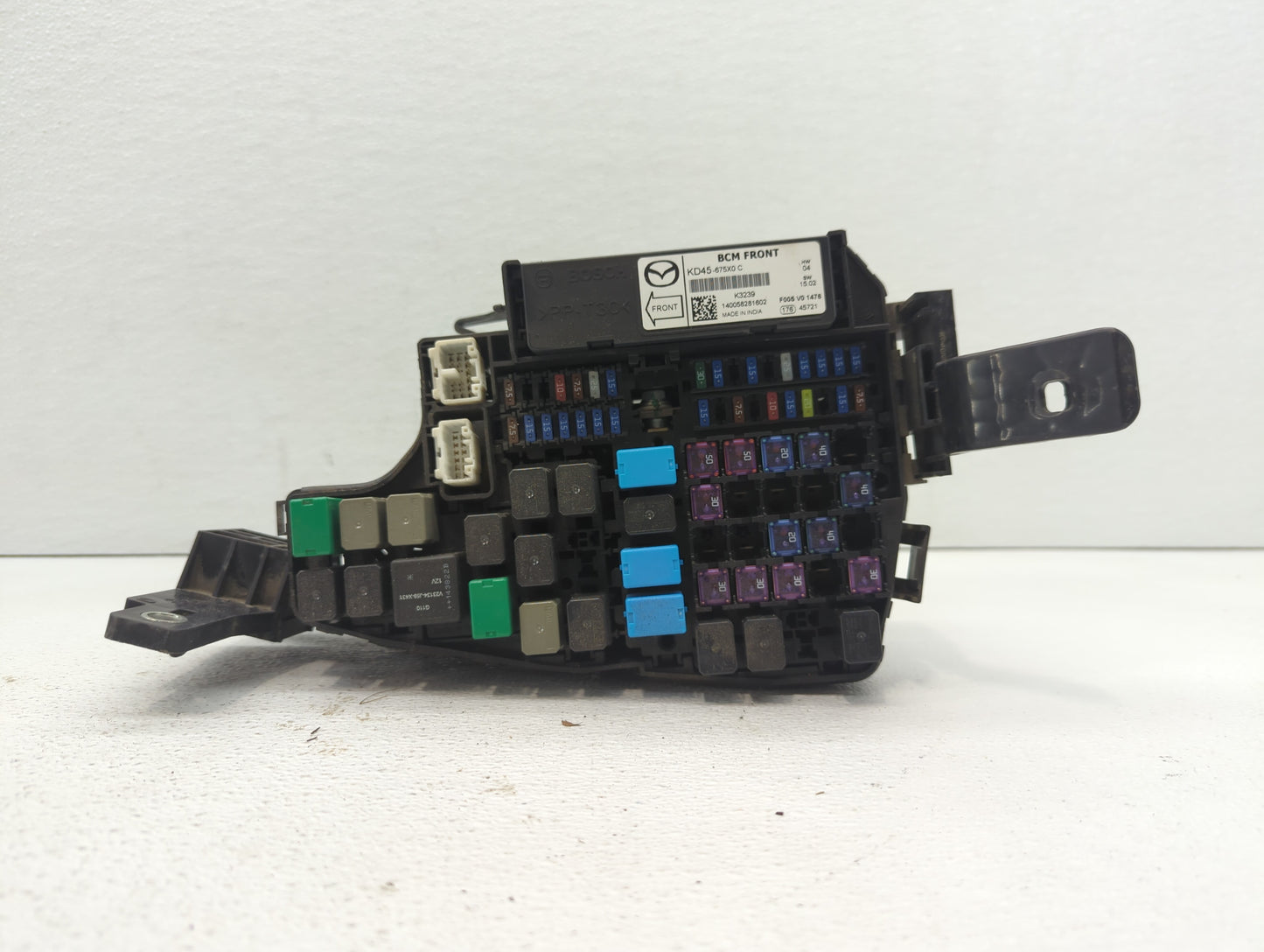 2010 Mazda 6 Fusebox Fuse Box Panel Relay Module P/N:66760 K7005 Fits OEM Used Auto Parts - Oemusedautoparts1.com