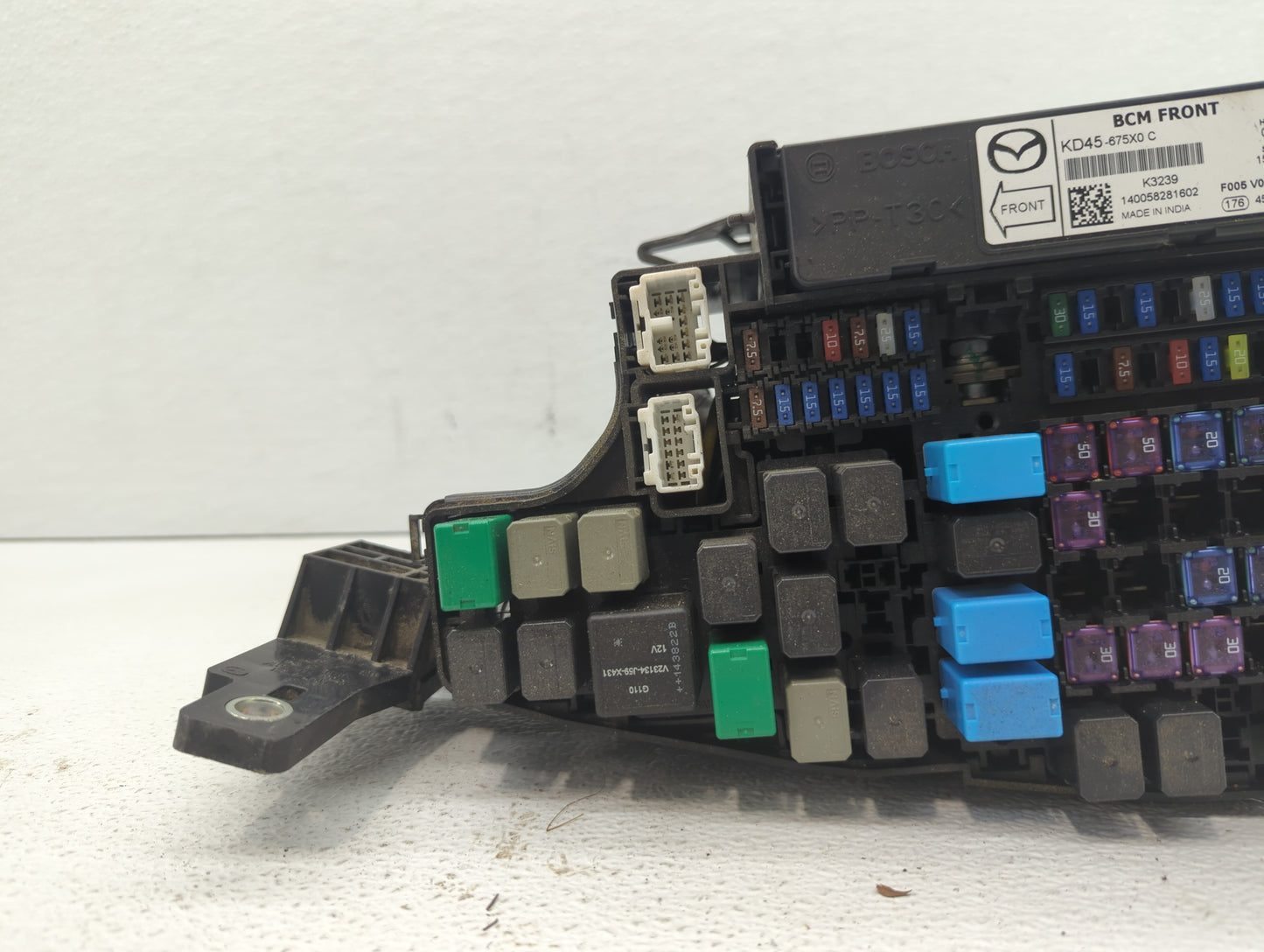 2010 Mazda 6 Fusebox Fuse Box Panel Relay Module P/N:66760 K7005 Fits OEM Used Auto Parts - Oemusedautoparts1.com