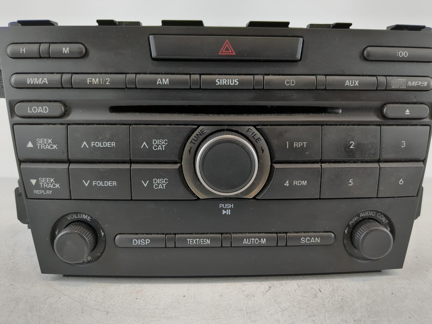 2010 Mazda Cx-7 Radio AM FM Cd Player Receiver Replacement P/N:EH44 66 AR0A Fits OEM Used Auto Parts - Oemusedautoparts1.com
