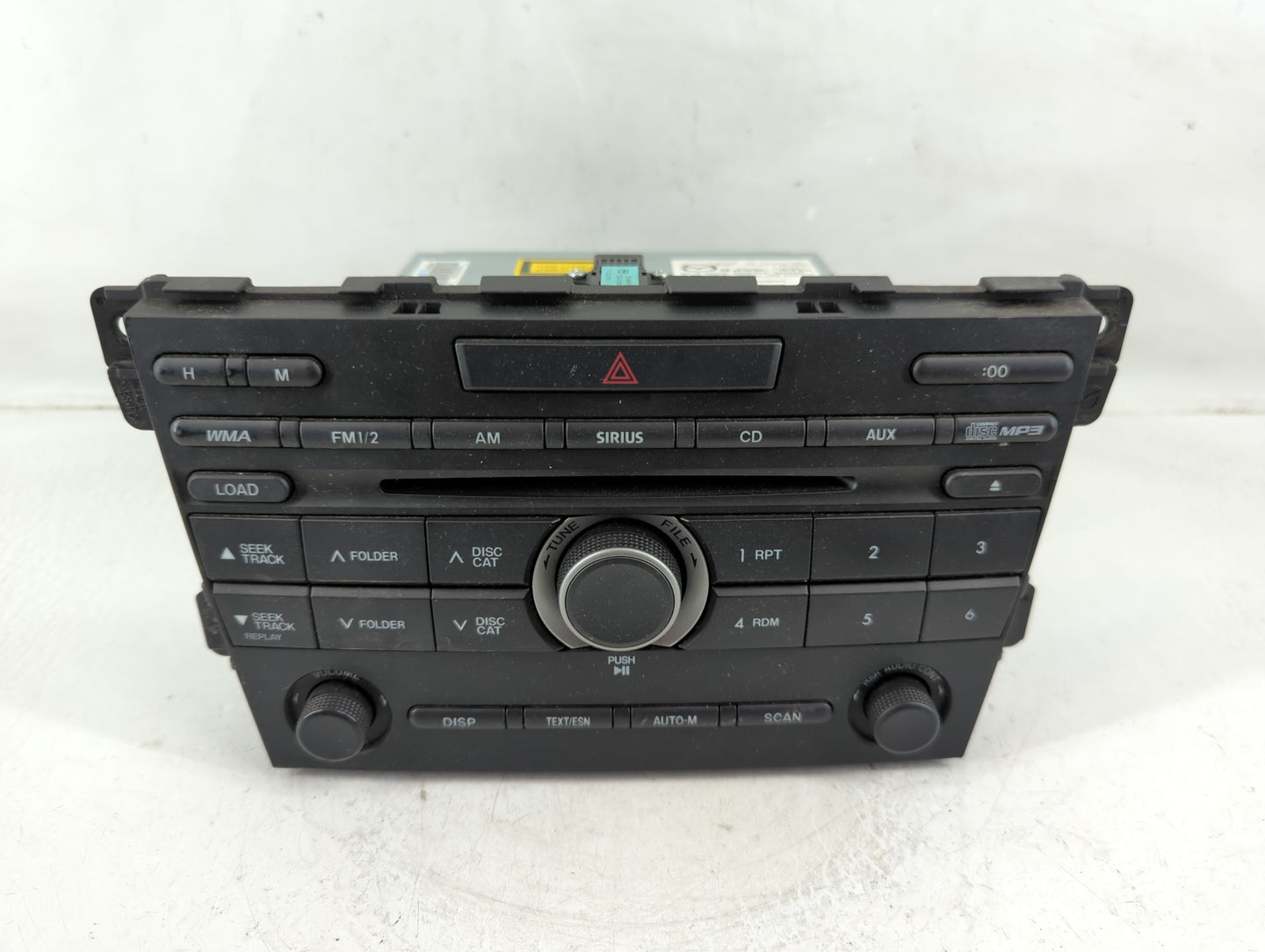 2010 Mazda Cx-7 Radio AM FM Cd Player Receiver Replacement P/N:EH44 66 AR0A Fits OEM Used Auto Parts - Oemusedautoparts1.com