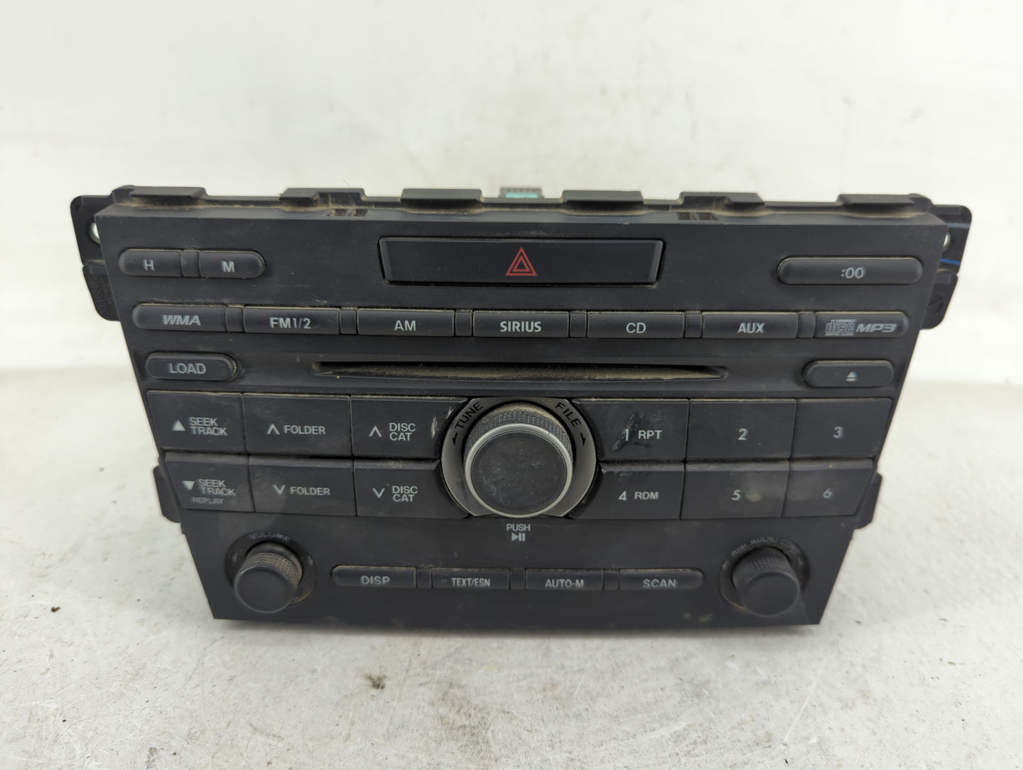 2010 Mazda Cx-7 Radio AM FM Cd Player Receiver Replacement P/N:EH4466AR0A Fits OEM Used Auto Parts - Oemusedautoparts1.com