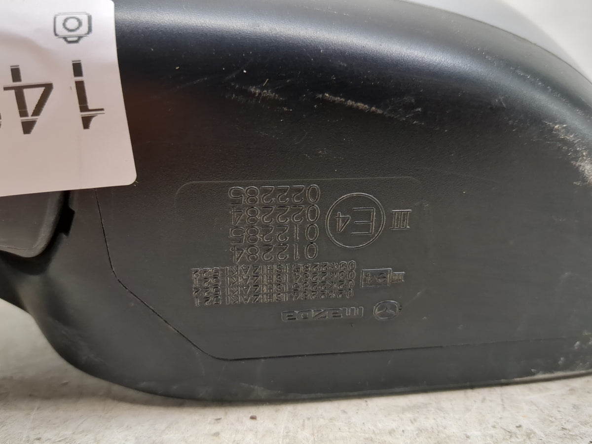 2010-2012 Mazda Cx-7 Driver Left Side View Manual Door Mirror Silver - Oemusedautoparts1.com