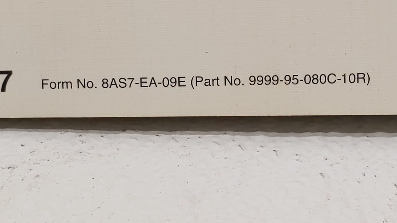 2010 Mazda Cx-7 Owners Manual Book Guide OEM Used Auto Parts - Oemusedautoparts1.com