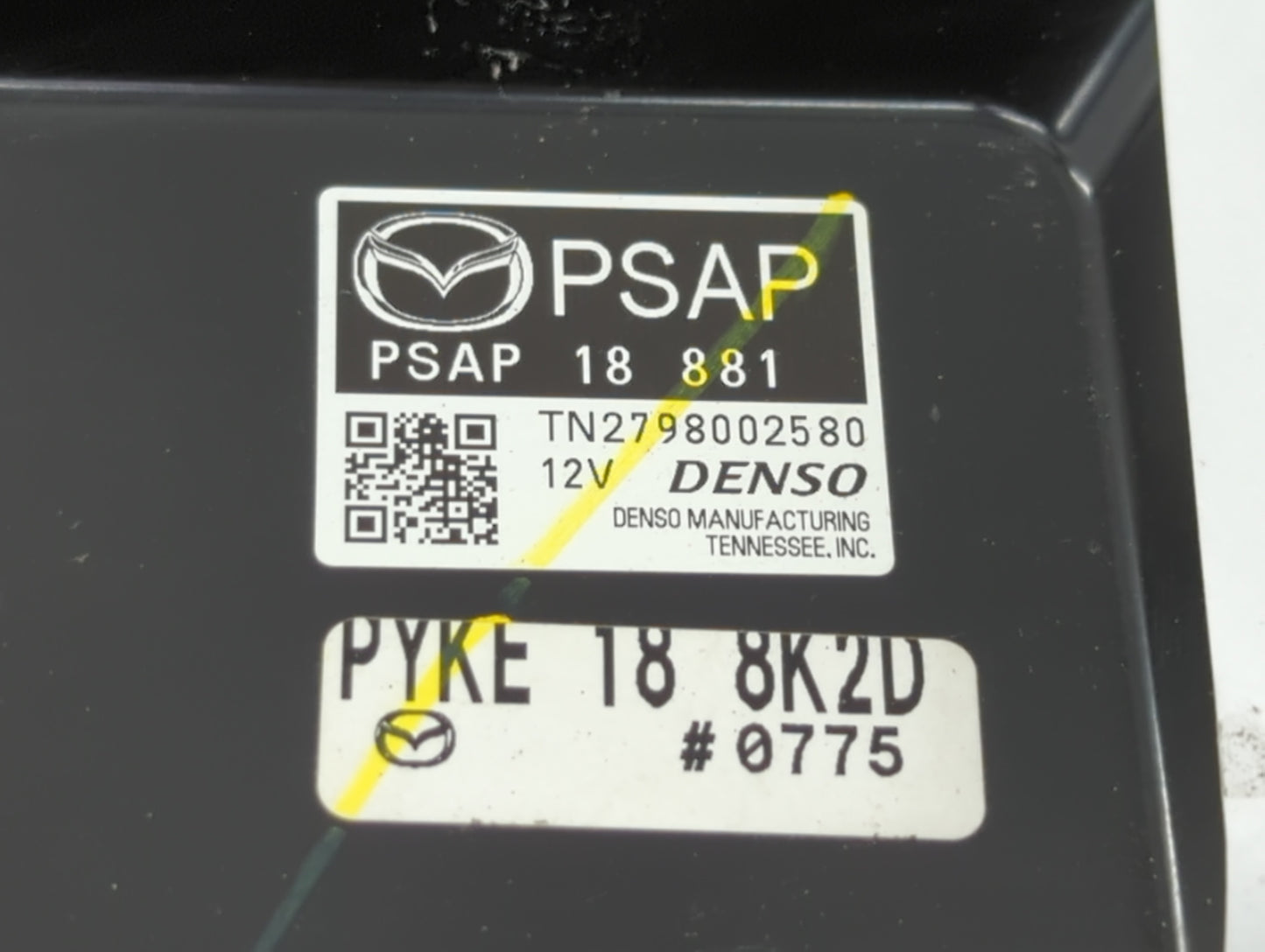 2010 Mazda Cx-7 PCM Engine Control Computer ECU ECM PCU OEM P/N:PSAP 18 881 PYKE 18 8K2D Fits OEM Used Auto Parts - Oemuseda