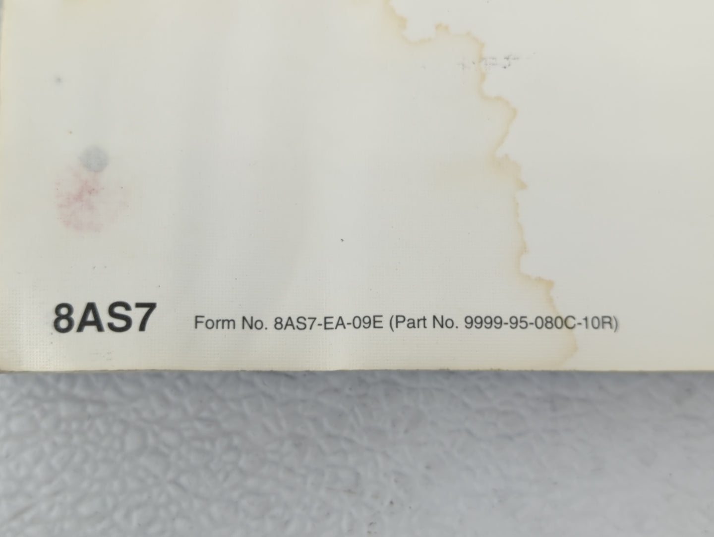 2010 Mazda Cx-7 Owners Manual Book Guide OEM Used Auto Parts - Oemusedautoparts1.com