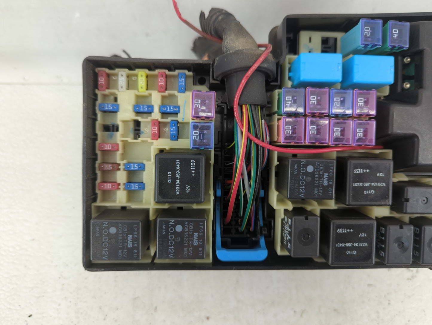 2010-2012 Mazda Cx-7 Fusebox Fuse Box Panel Relay Module P/N:EG23-66765 PH 2B0L010F Fits Fits 2010 2011 2012 OEM Used Auto P