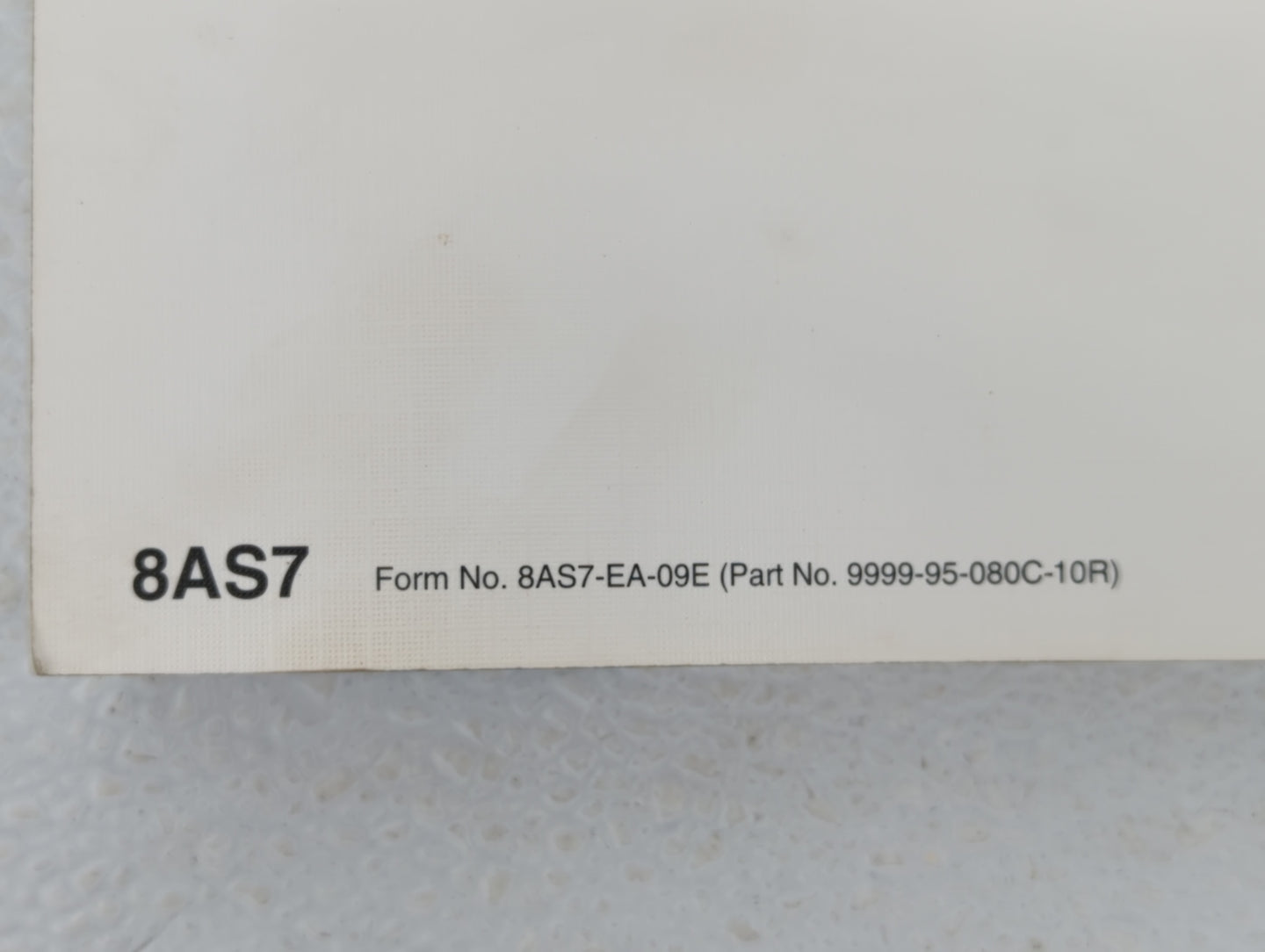 2010 Mazda Cx-7 Owners Manual Book Guide OEM Used Auto Parts - Oemusedautoparts1.com