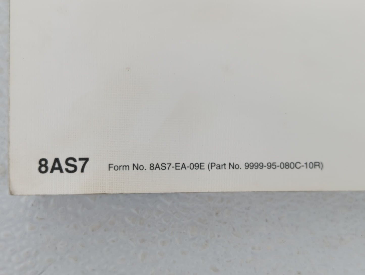 2010 Mazda Cx-7 Owners Manual Book Guide OEM Used Auto Parts - Oemusedautoparts1.com