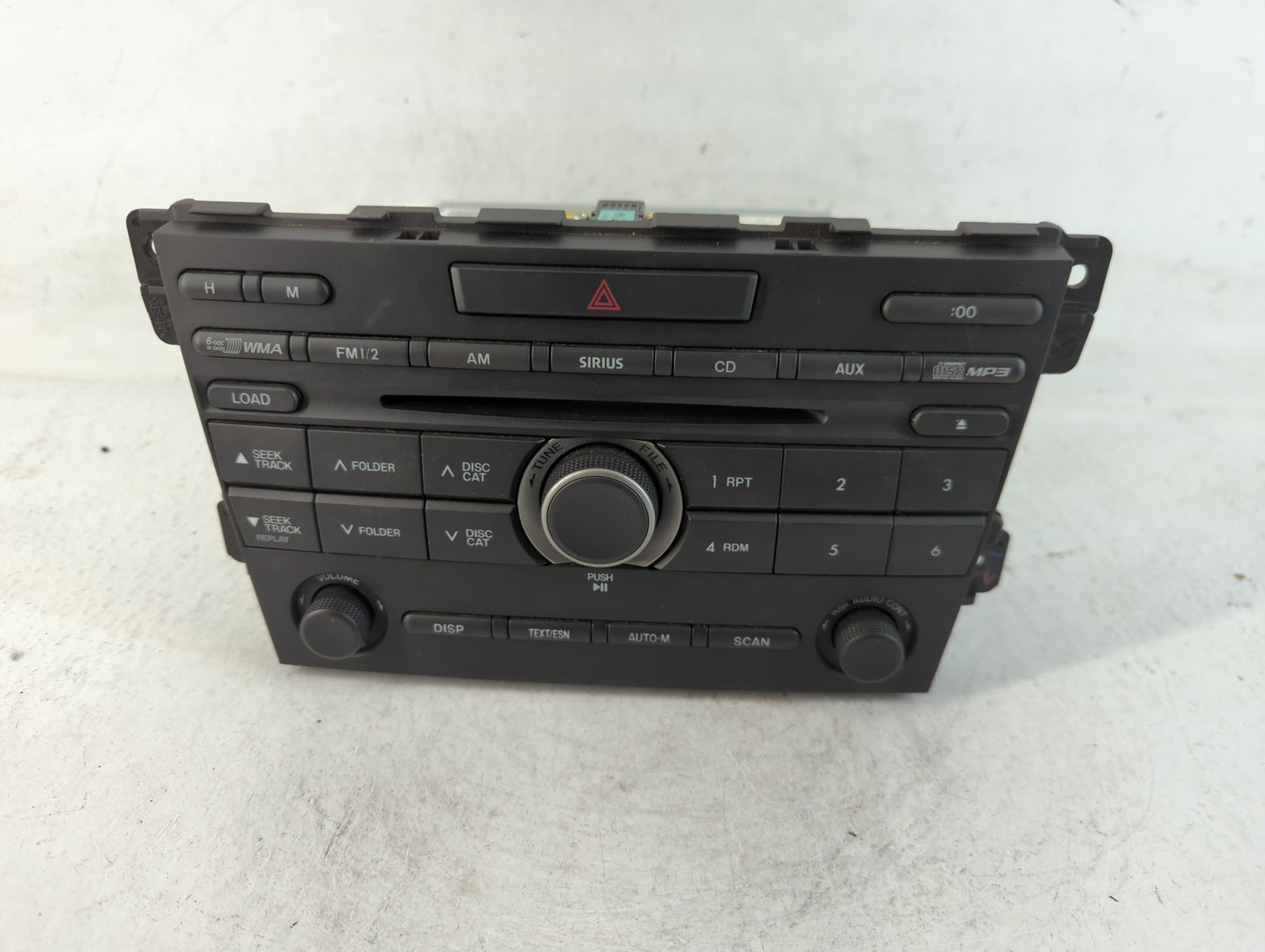 2010 Mazda Cx-7 Radio AM FM Cd Player Receiver Replacement P/N:14791357 Fits OEM Used Auto Parts - Oemusedautoparts1.com