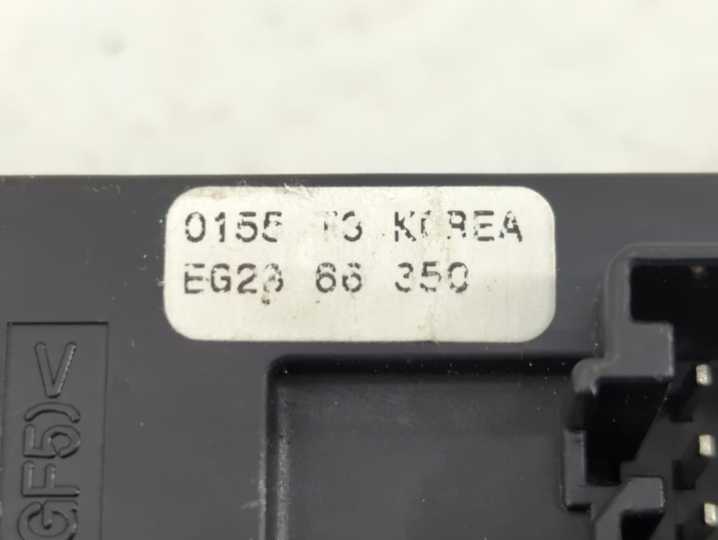 2007-2011 Mazda Cx-7 Master Power Window Switch Replacement Driver Side Left P/N:EG20 66 350 Fits Fits 2007 2008 2009 2010 2