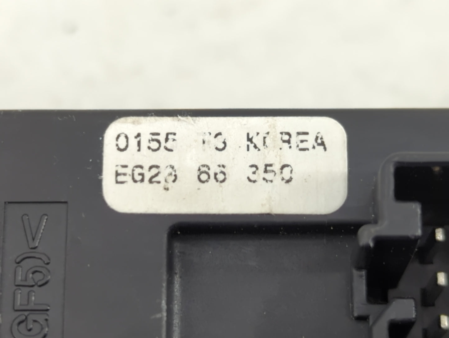 2007-2011 Mazda Cx-7 Master Power Window Switch Replacement Driver Side Left P/N:EG20 66 350 Fits Fits 2007 2008 2009 2010 2