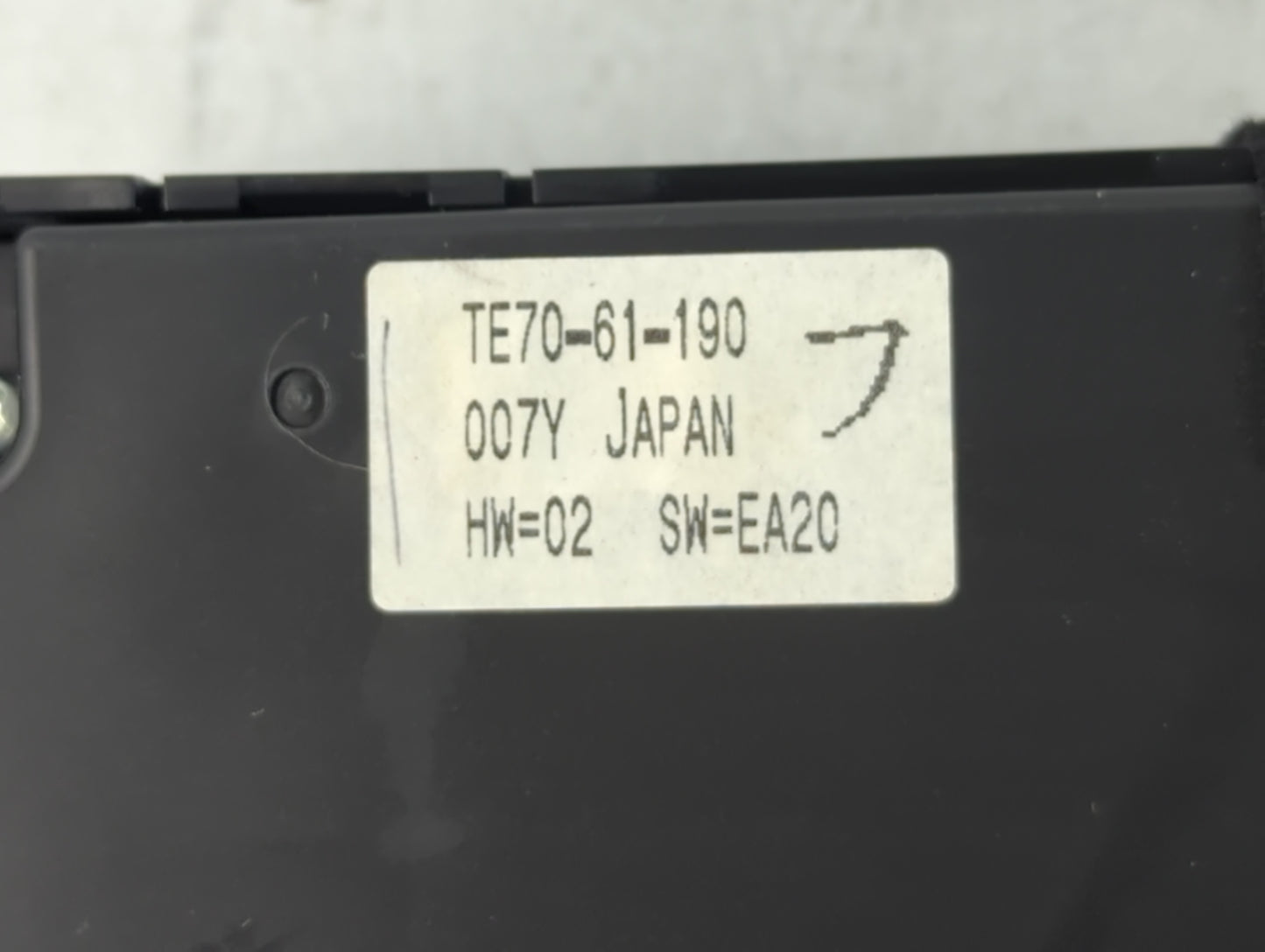 2010-2015 Mazda Cx-9 Climate Control Module Temperature AC/Heater Replacement P/N:TE70-61-190 Fits OEM Used Auto Parts - Oem