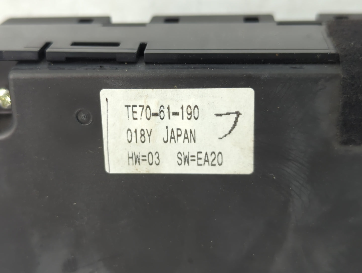 2010-2015 Mazda Cx-9 Climate Control Module Temperature AC/Heater Replacement P/N:TE70-61-190 Fits OEM Used Auto Parts - Oem