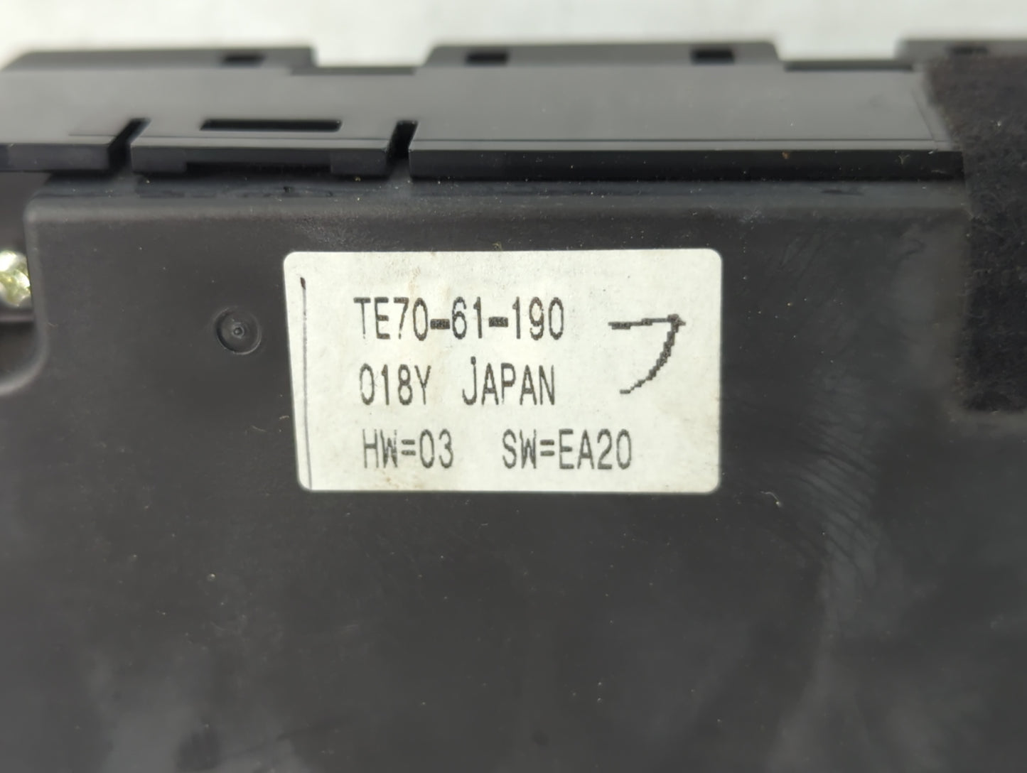 2010-2015 Mazda Cx-9 Climate Control Module Temperature AC/Heater Replacement P/N:TE70-61-190 Fits OEM Used Auto Parts - Oem