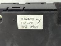 2010-2015 Mazda Cx-9 Climate Control Module Temperature AC/Heater Replacement P/N:TE70-61-190 Fits OEM Used Auto Parts - Oem