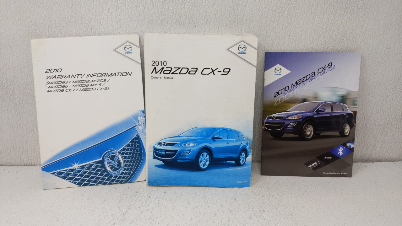 2010 Mazda Cx-9 Owners Manual Book Guide OEM Used Auto Parts - Oemusedautoparts1.com