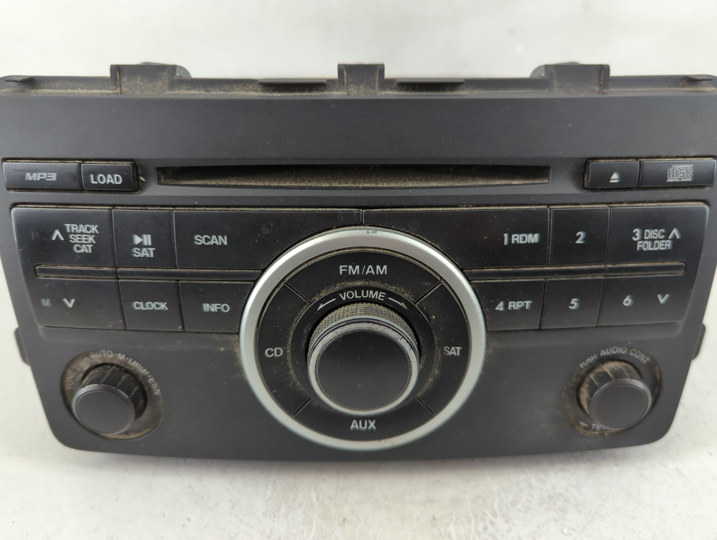 2010 Mazda Cx-9 Radio AM FM Cd Player Receiver Replacement P/N:TE91 66 AR0B Fits OEM Used Auto Parts - Oemusedautoparts1.com