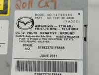2010 Mazda Cx-9 Radio AM FM Cd Player Receiver Replacement P/N:TE91 66 AR0B Fits OEM Used Auto Parts - Oemusedautoparts1.com