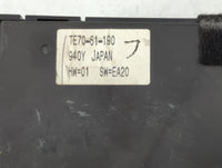 2010-2015 Mazda Cx-9 Climate Control Module Temperature AC/Heater Replacement P/N:TE70-61-190 Fits OEM Used Auto Parts - Oem