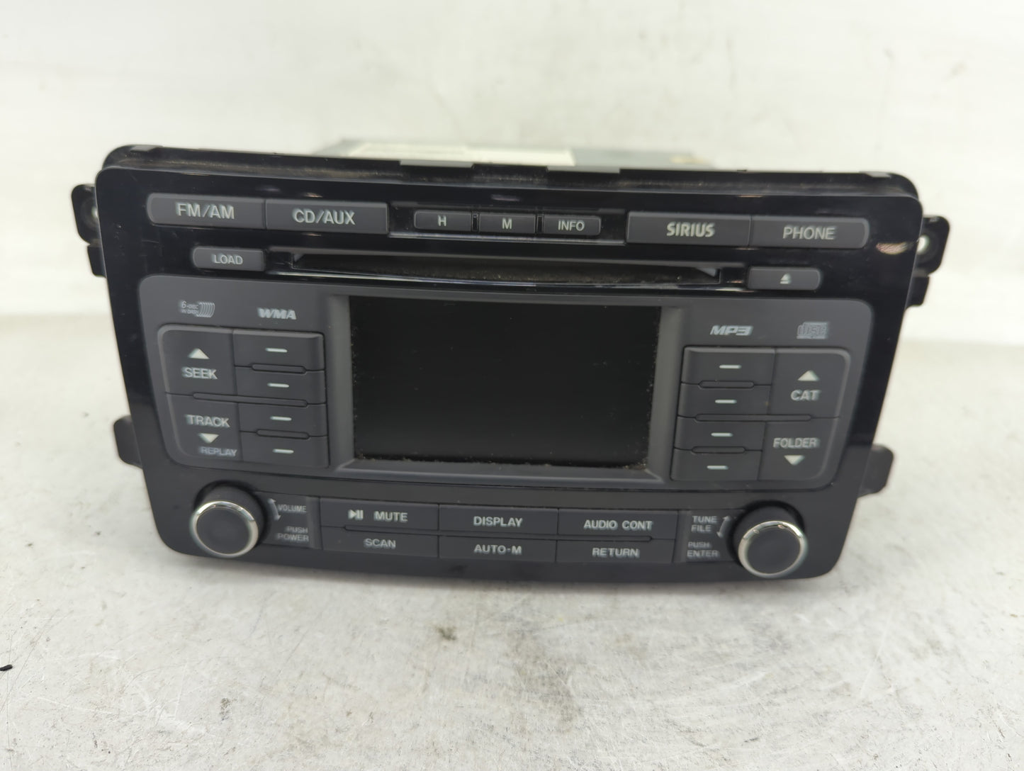2010 Mazda Cx-9 Radio AM FM Cd Player Receiver Replacement P/N:TE72669RXA Fits OEM Used Auto Parts - Oemusedautoparts1.com
