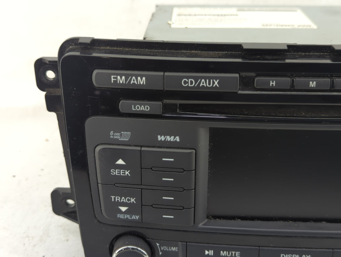 2010 Mazda Cx-9 Radio AM FM Cd Player Receiver Replacement P/N:TE72669RXA Fits OEM Used Auto Parts - Oemusedautoparts1.com