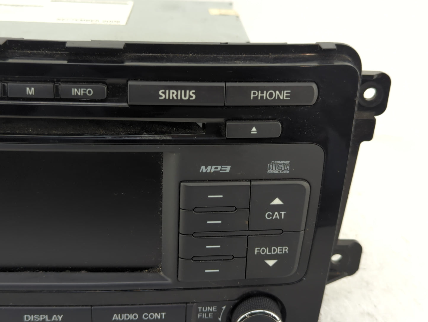 2010 Mazda Cx-9 Radio AM FM Cd Player Receiver Replacement P/N:TE72669RXA Fits OEM Used Auto Parts - Oemusedautoparts1.com