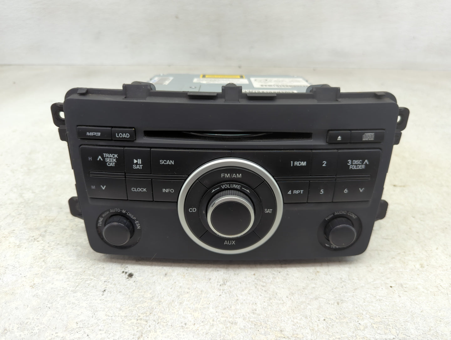 2010 Mazda Cx-9 Radio AM FM Cd Player Receiver Replacement P/N:14795565 Fits OEM Used Auto Parts - Oemusedautoparts1.com