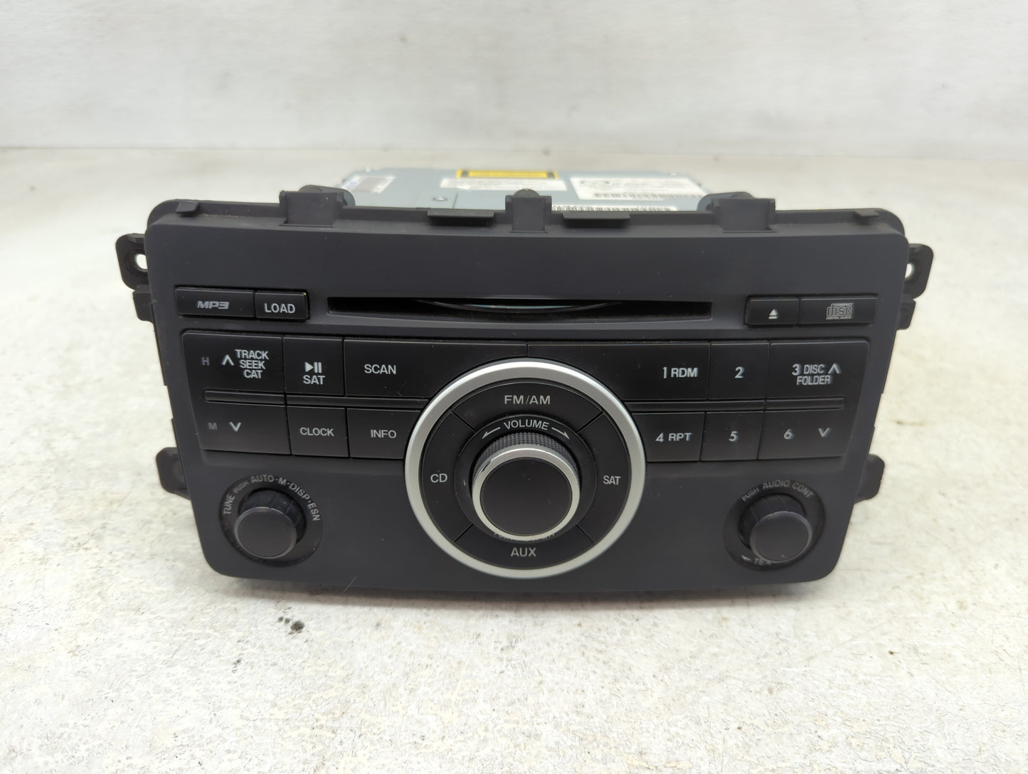 2010 Mazda Cx-9 Radio AM FM Cd Player Receiver Replacement P/N:14795565 Fits OEM Used Auto Parts - Oemusedautoparts1.com