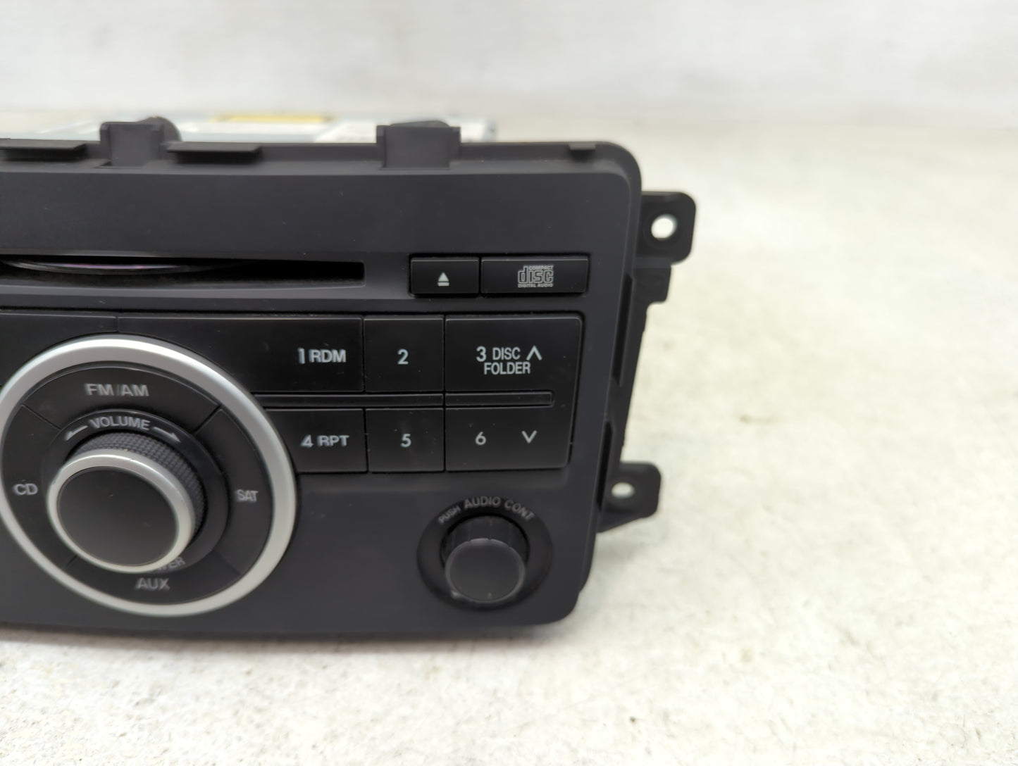 2010 Mazda Cx-9 Radio AM FM Cd Player Receiver Replacement P/N:14795565 Fits OEM Used Auto Parts - Oemusedautoparts1.com