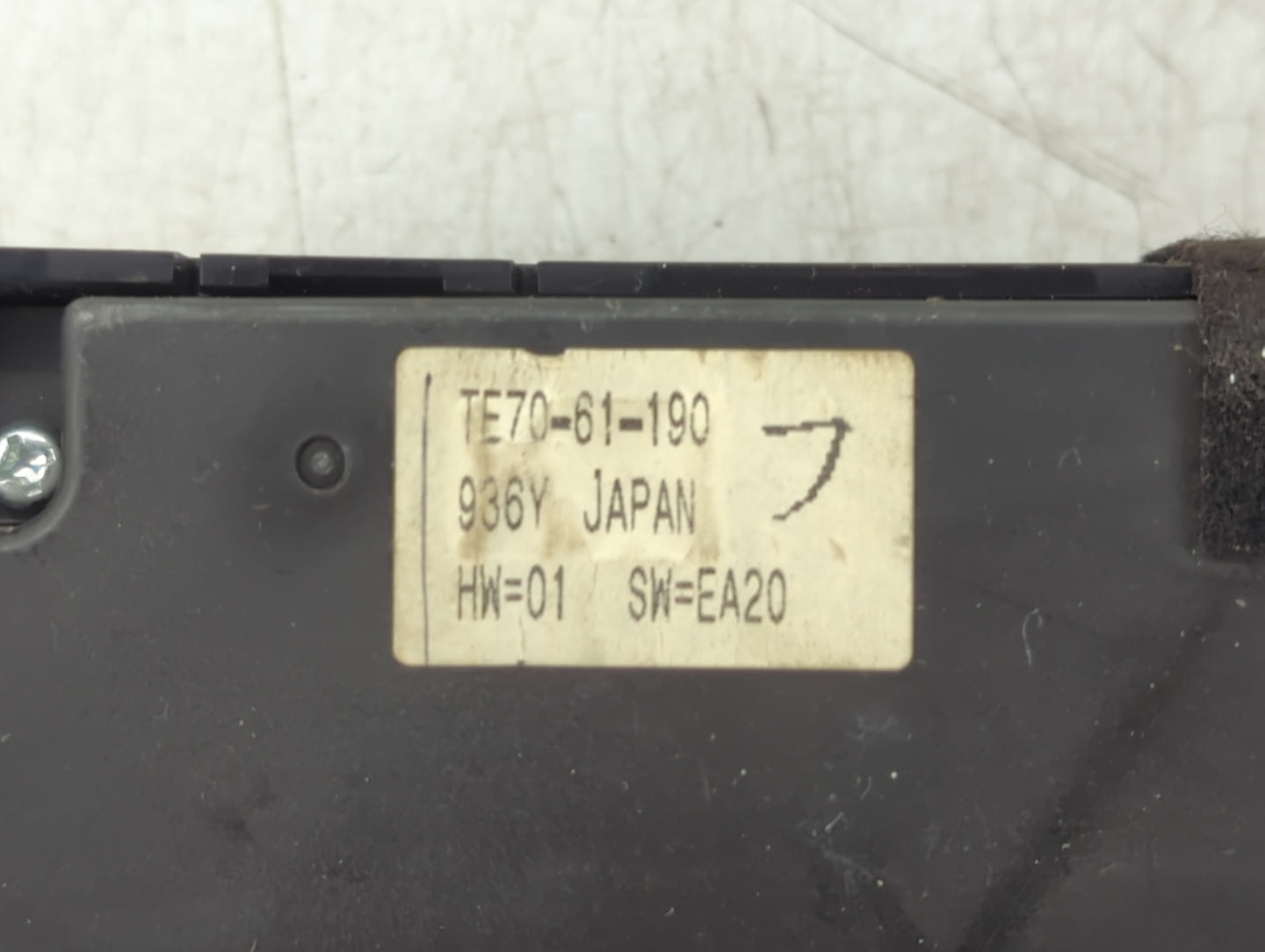 2010-2015 Mazda Cx-9 Climate Control Module Temperature AC/Heater Replacement P/N:TE70-61-190 Fits OEM Used Auto Parts - Oem