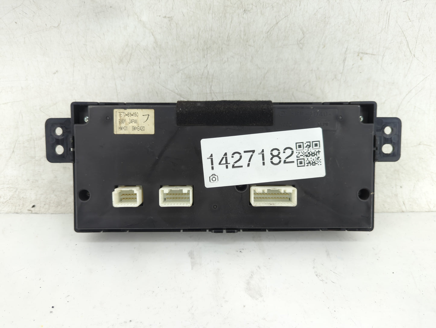 2010-2015 Mazda Cx-9 Climate Control Module Temperature AC/Heater Replacement P/N:TE70-61-190 Fits OEM Used Auto Parts - Oem