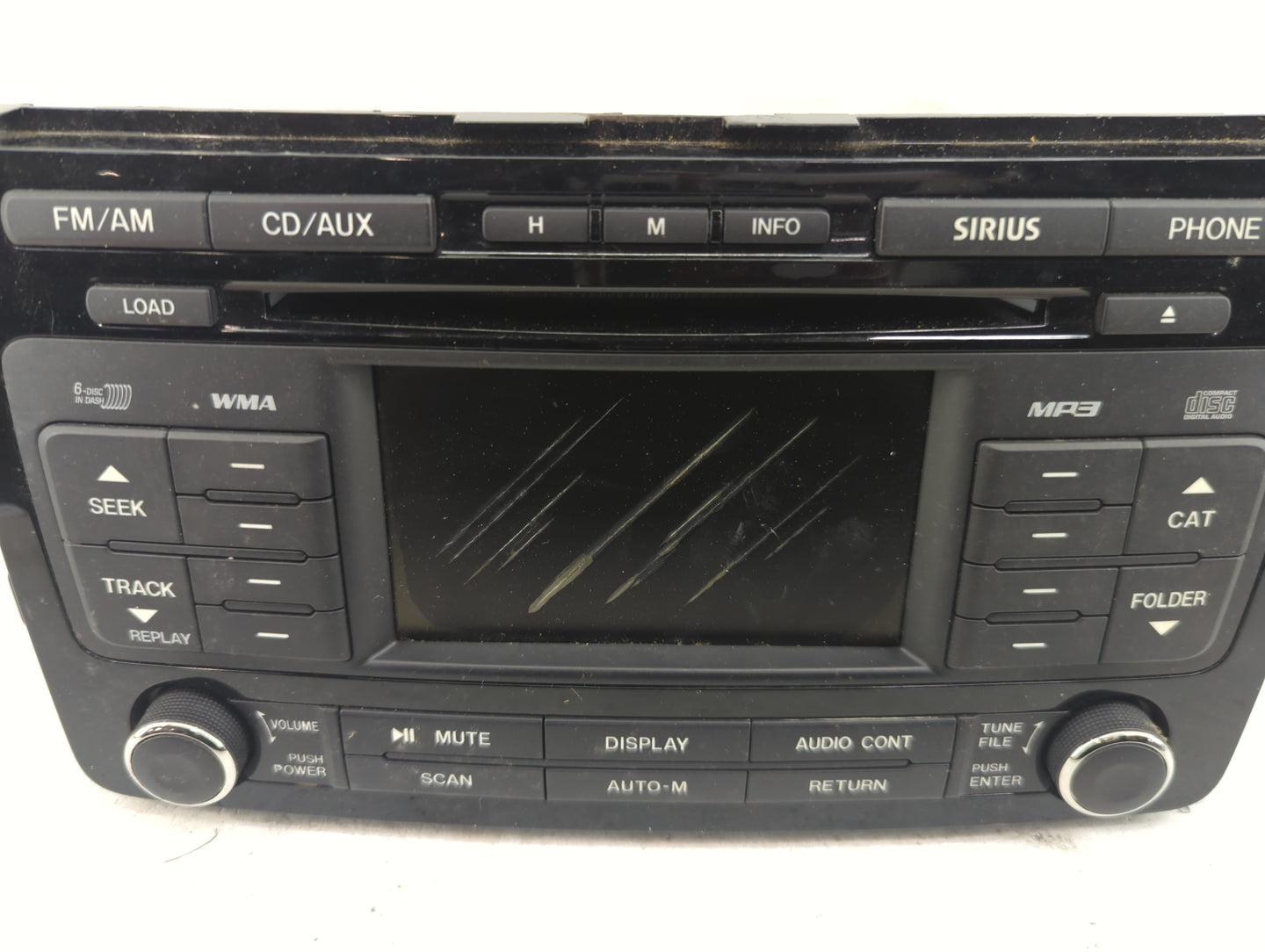2010 Mazda Cx-9 Radio AM FM Cd Player Receiver Replacement P/N:TE72 66 9RXA Fits OEM Used Auto Parts - Oemusedautoparts1.com