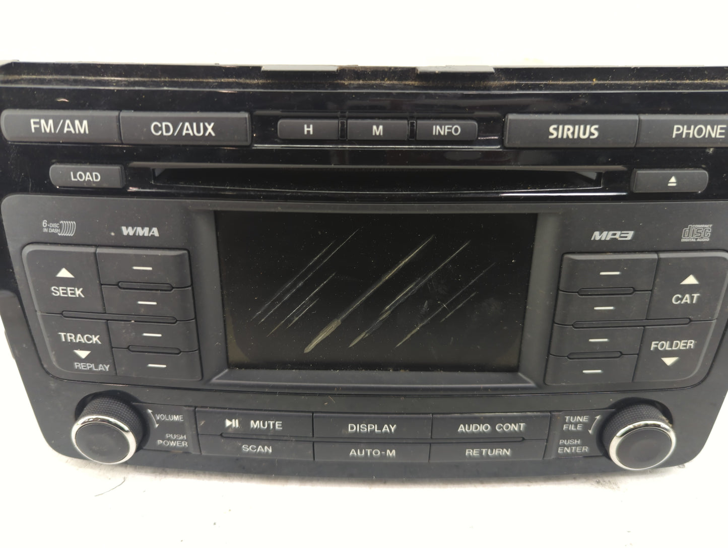 2010 Mazda Cx-9 Radio AM FM Cd Player Receiver Replacement P/N:TE72 66 9RXA Fits OEM Used Auto Parts - Oemusedautoparts1.com