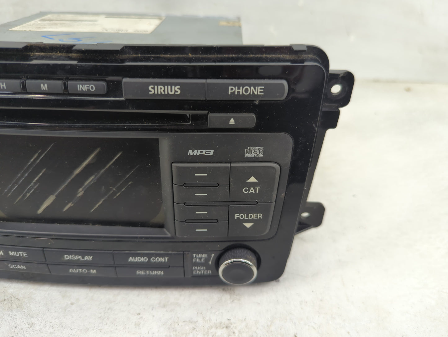 2010 Mazda Cx-9 Radio AM FM Cd Player Receiver Replacement P/N:TE72 66 9RXA Fits OEM Used Auto Parts - Oemusedautoparts1.com