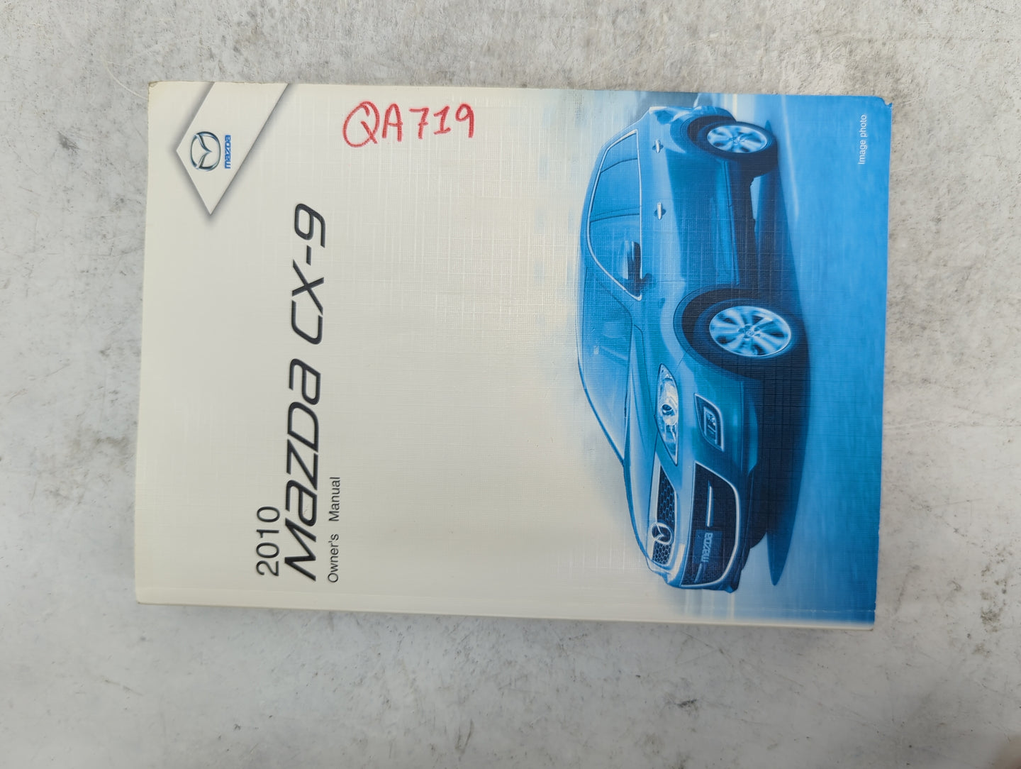 2010 Mazda Cx-9 Owners Manual Book Guide P/N:8AU2-EA-09G 9999-95-011C-10 OEM Used Auto Parts - Oemusedautoparts1.com