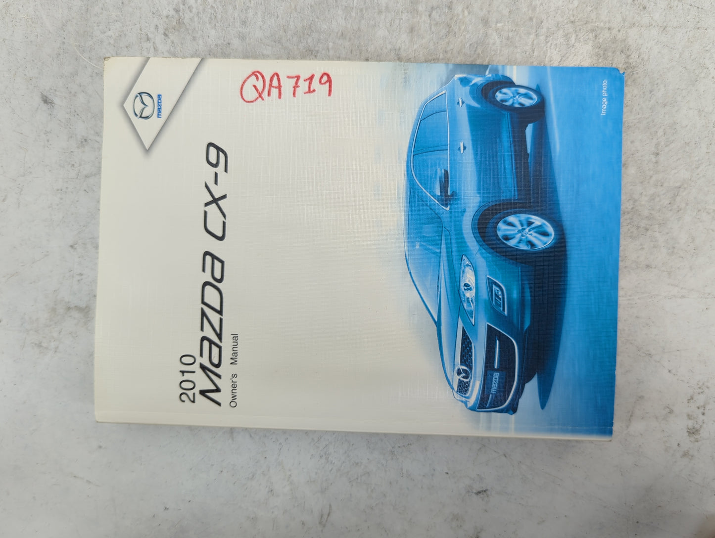 2010 Mazda Cx-9 Owners Manual Book Guide P/N:8AU2-EA-09G 9999-95-011C-10 OEM Used Auto Parts - Oemusedautoparts1.com