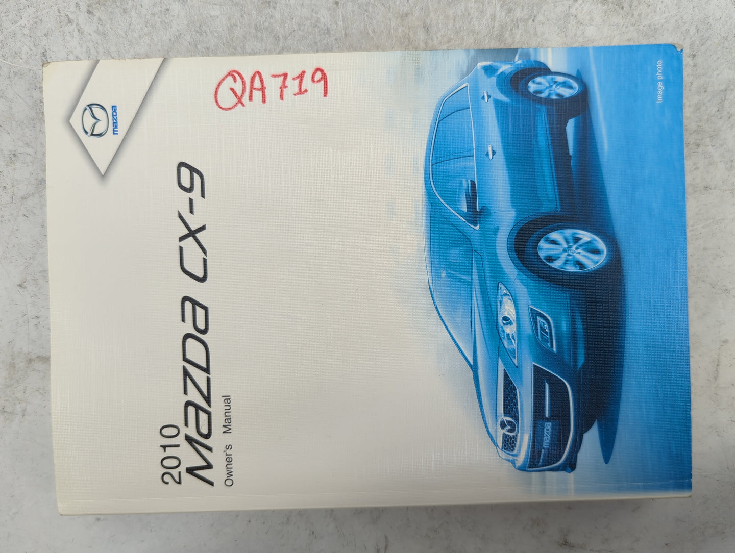 2010 Mazda Cx-9 Owners Manual Book Guide P/N:8AU2-EA-09G 9999-95-011C-10 OEM Used Auto Parts - Oemusedautoparts1.com