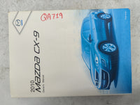 2010 Mazda Cx-9 Owners Manual Book Guide P/N:8AU2-EA-09G 9999-95-011C-10 OEM Used Auto Parts - Oemusedautoparts1.com