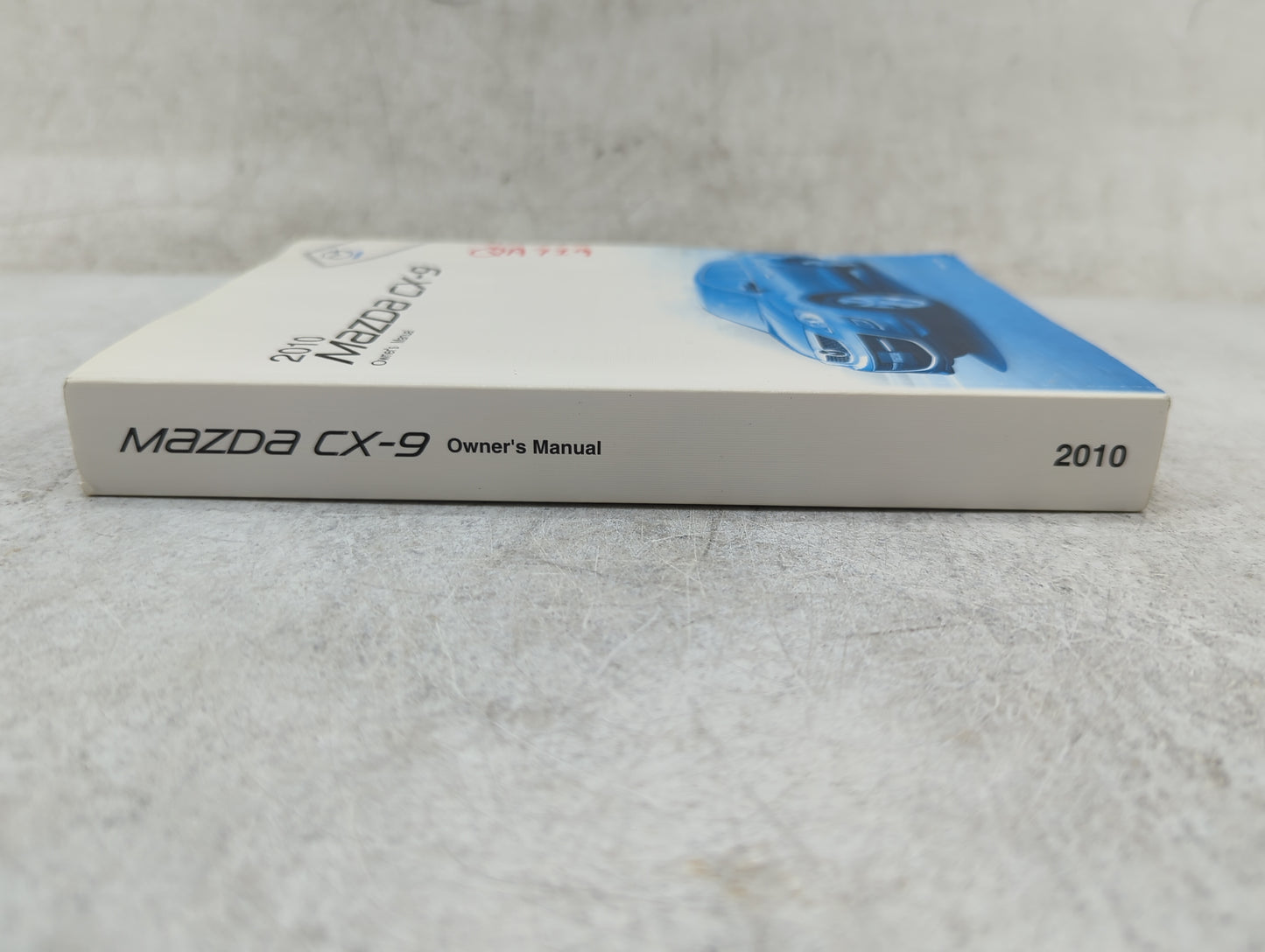 2010 Mazda Cx-9 Owners Manual Book Guide P/N:8AU2-EA-09G 9999-95-011C-10 OEM Used Auto Parts - Oemusedautoparts1.com