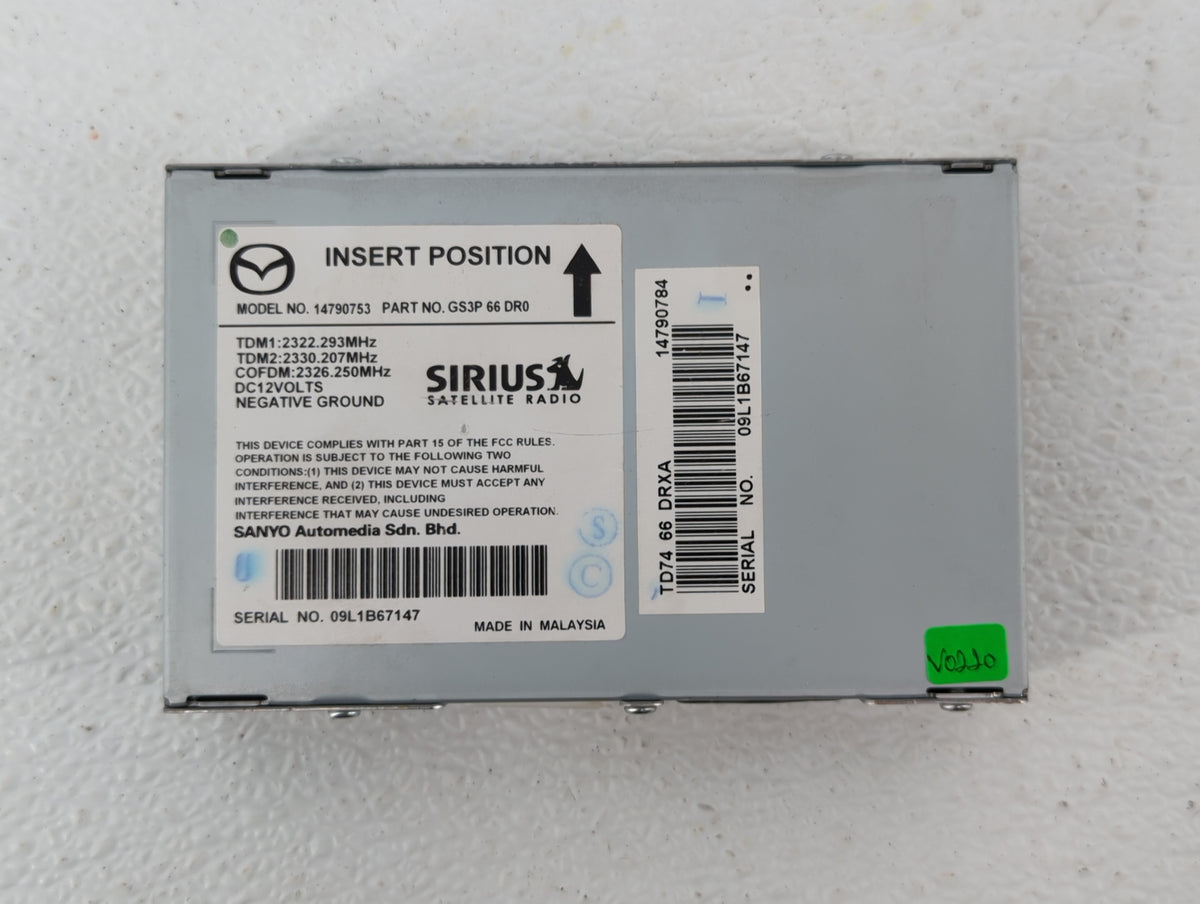 2007-2014 Mazda Cx-9 Am Fm Cd Player Radio Receiver - Oemusedautoparts1.com