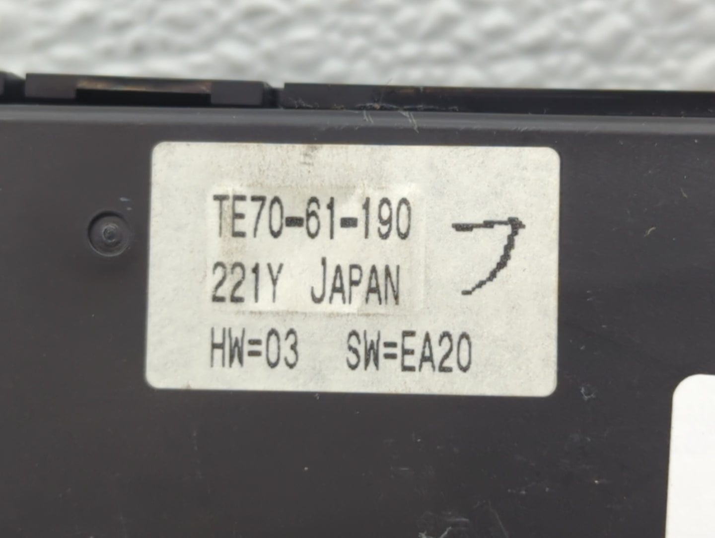 2010-2015 Mazda Cx-9 Climate Control Module Temperature AC/Heater Replacement P/N:TE70-61-190 Fits OEM Used Auto Parts - Oem