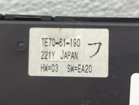 2010-2015 Mazda Cx-9 Climate Control Module Temperature AC/Heater Replacement P/N:TE70-61-190 Fits OEM Used Auto Parts - Oem